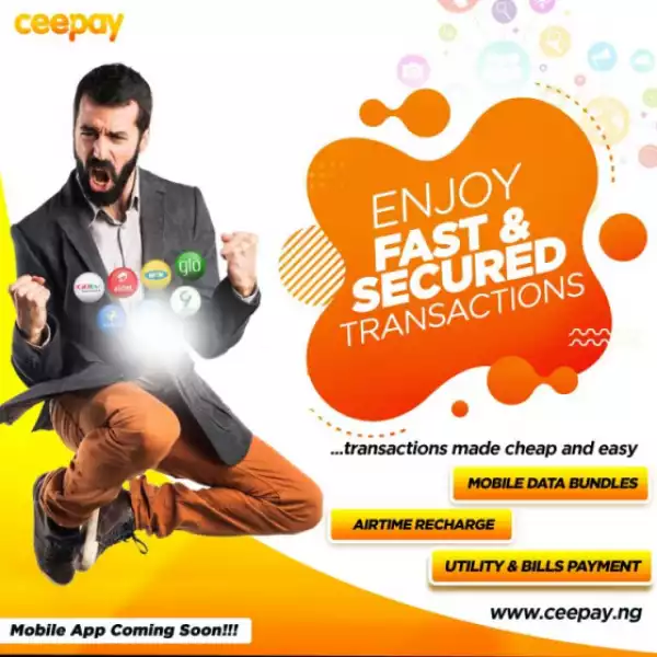 Ceepay.ng: Buy Airtime, Mobile Data & Pay Electricity Bills Instantly Online, No Stress